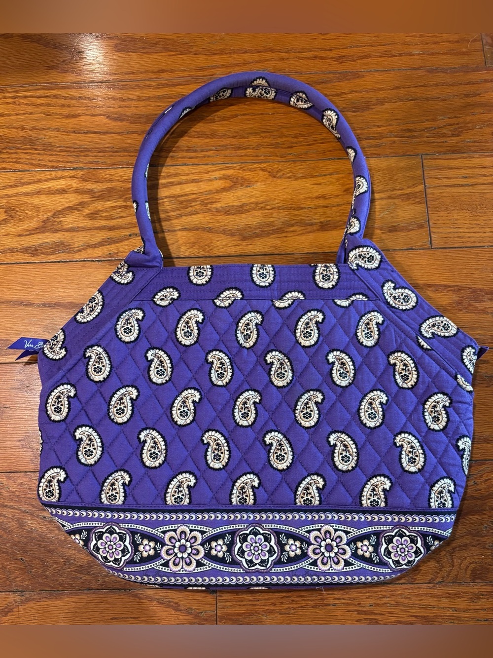 Vera Bradley simply Violet Paisley angel bag